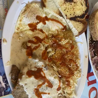 Country Fried Steak and 3 Eggs