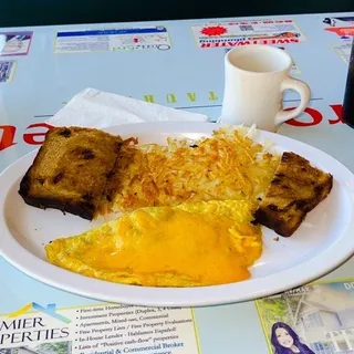 Spanish Omelette and Cheddar