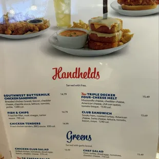 menu, chicken wings and fried chicken