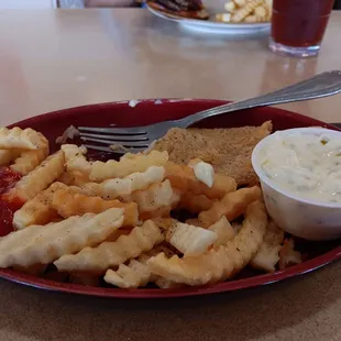 Fish and Chips.  Not really!!