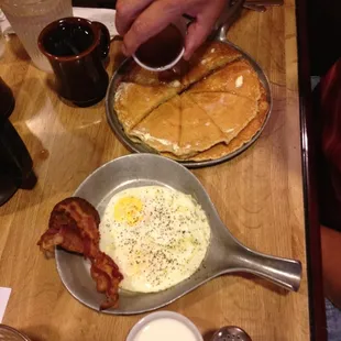 Cakes and eggs a whole lot of food for $7.19