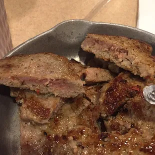 Undercooked sausage with the kids meal, fixed right away.