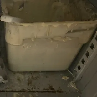 Pancake mix left out to rot...