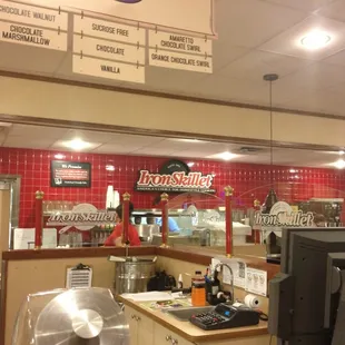 the inside of a restaurant