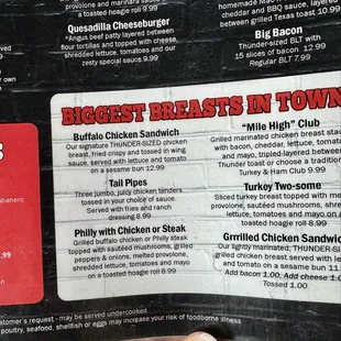 Idk how to interpret the buffalo sandwich as anything except a handheld... until it arrived to the table