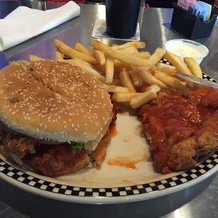 Buffalo chicken sandwich