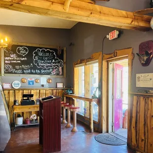 Entrance from the bar