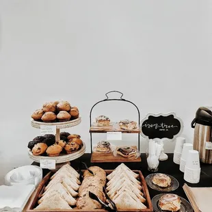 Our pastries at a catering event!