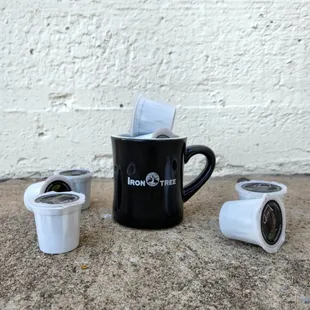 K-Cups for Iron Tree Coffee in the comfort of your own home.