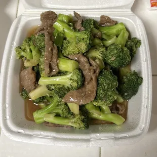Broccoli Beef (Could have more beef)