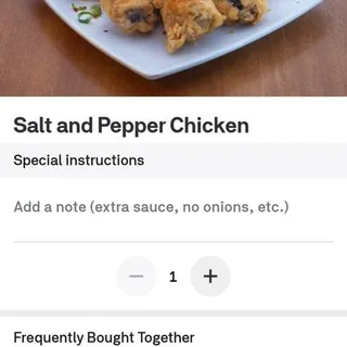 Salt and Pepper Chicken