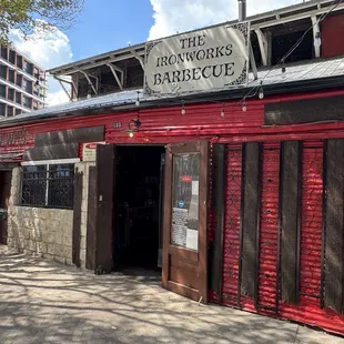 Outside / front of building.