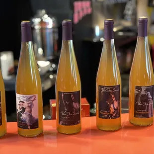 The most delicious Holiday Desert Wine is this Ironbark Pear Pommeau, called The Fire Inside! Each one has a different label!