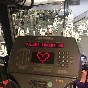 Elliptical and cardio upstairs