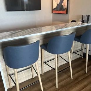 Bar and 1 of 3 Big Screen TVs