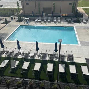 Pool and Horse Track