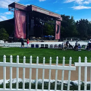 a view of the stage