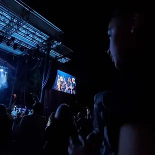 Daughter enjoying her favorite singer... Billy Idol