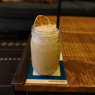 Pina colada whiskey sour