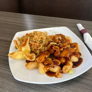 Springfield style cashew chicken