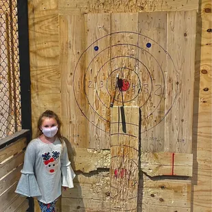 1st landed throw from the owner teaching her!