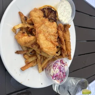 Fish and chips (I personally requested fish to be well done) was great