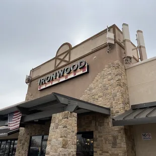 the front of the restaurant