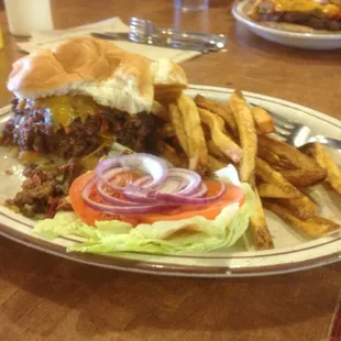 Green Chili Cheeseburger