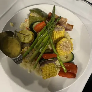 Mixed vegetables plate