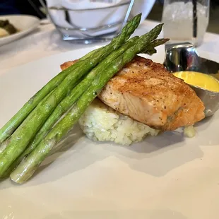 Salmon with Lemon Risotto