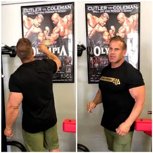 4X MR OLYMPIA JAY CUTLER SIGNING EPIC RARE POSTER