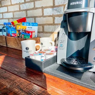 Mini bar and Keurig