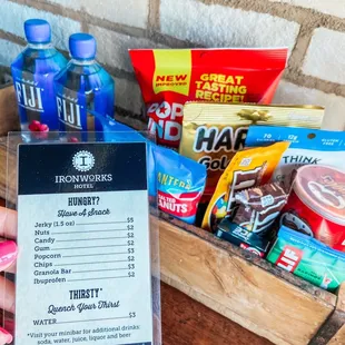 Reasonable mini bar pricing