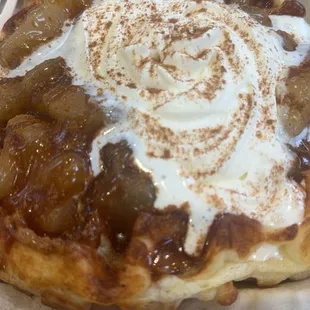 Apple pie waffle