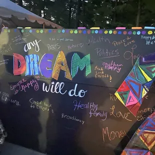 Photo opportunity near the Ampitheater entrance for the Joseph and the Amazing Technicolor Dreamcoat production -- June 2024