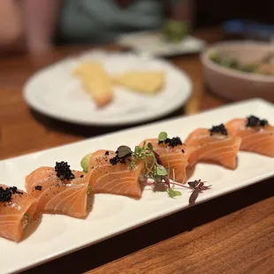 Salmon Blue Crab Roll