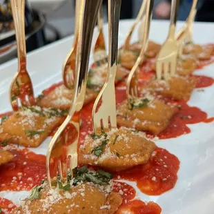 Ravioli with Fresh Basil Appetizer