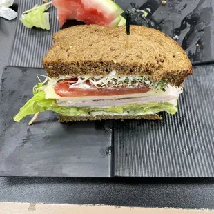 Turkey Club Sandwich Lunch