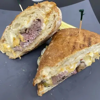 Philly Cheese Steak Sandwich Lunch