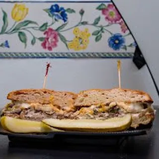 Chicken Cheese Steak Sandwich Lunch