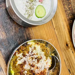 Kashk O' Bademjan and Must O' Khiyar