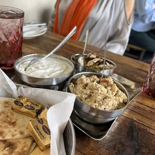 Yogurt, eggplant, &amp; lentils?