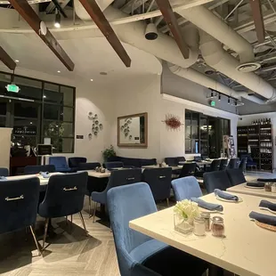 Dinning area, and display