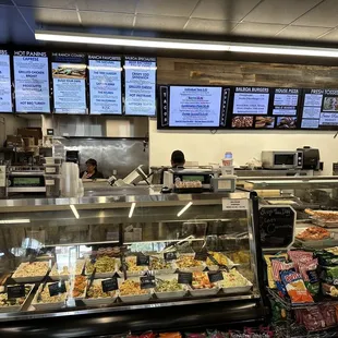 a variety of food items