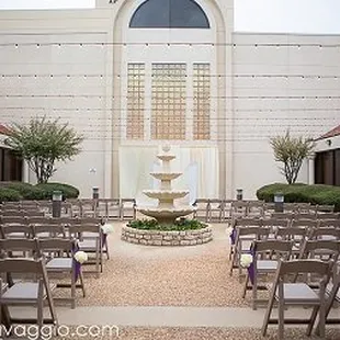 Courtyard wedding