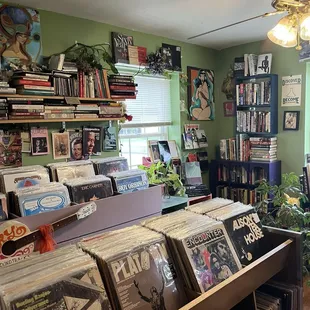 More records inside the store