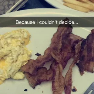 Got a little breakfast and lunch one day...