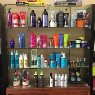 Johnny B gel and other hair products