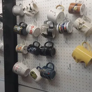 Mugs for the regulars.