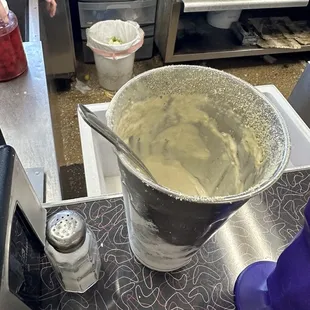 Extra malted milkshake